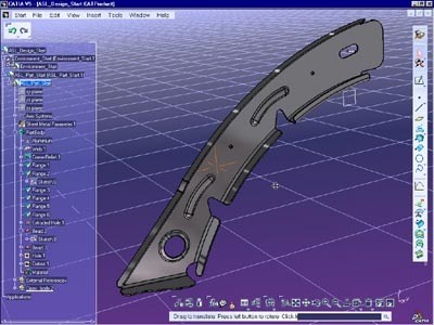 01-CAD-Computer Aided Design - Software - CATIA Software V5 R12 - 2D Design - 3D Design - Sheetmetal Design - Surface Design