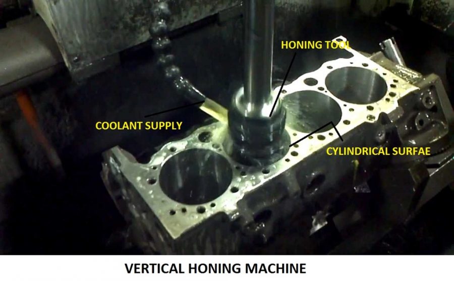 Vertical Honing process is a type of machine honing method