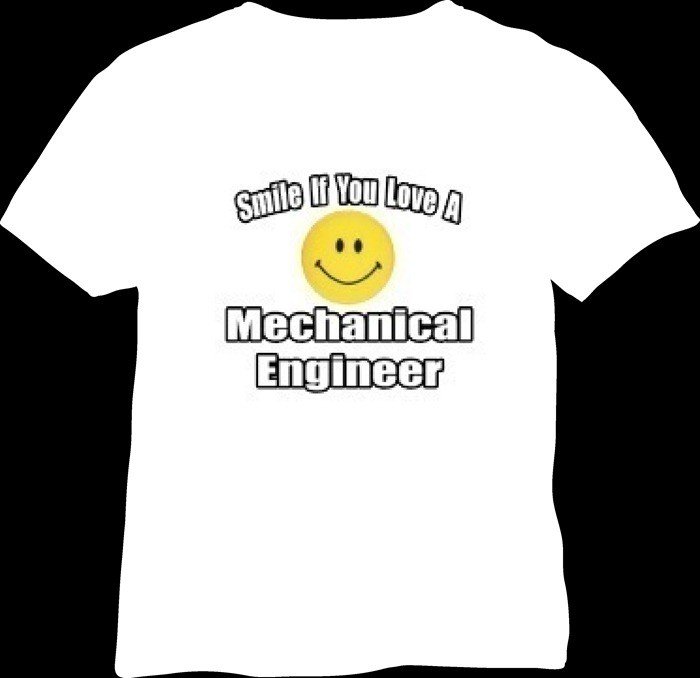 01-Funky Quotes On Life-Smile Mechanical Engineer Tshirt