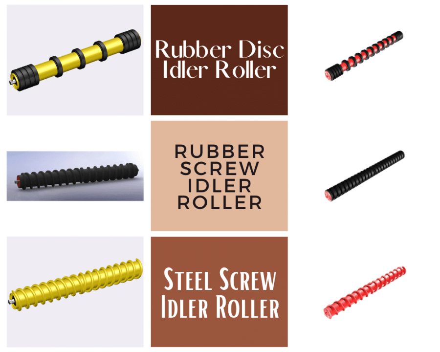01-rubber-disc-idler-roller-rubber-screw-idler-roller-steel-screw-idler-roller-belt-conveyor