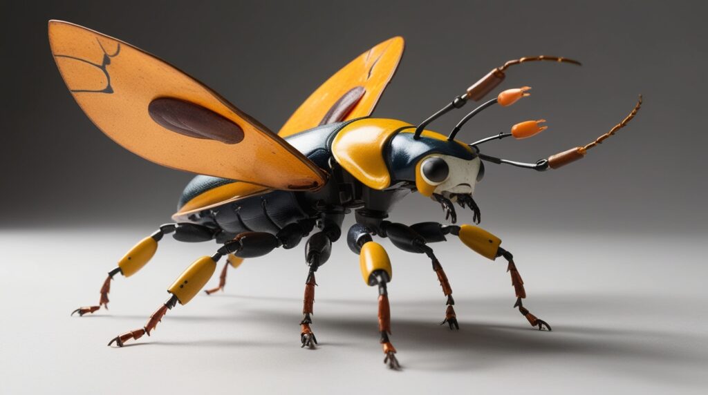 Beetle Inspired Flapping Robots