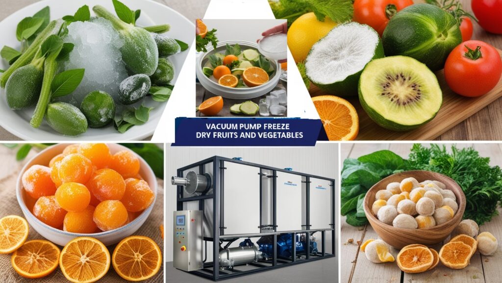 Vacuum Pump Freeze Drying Fruits and Vegetables