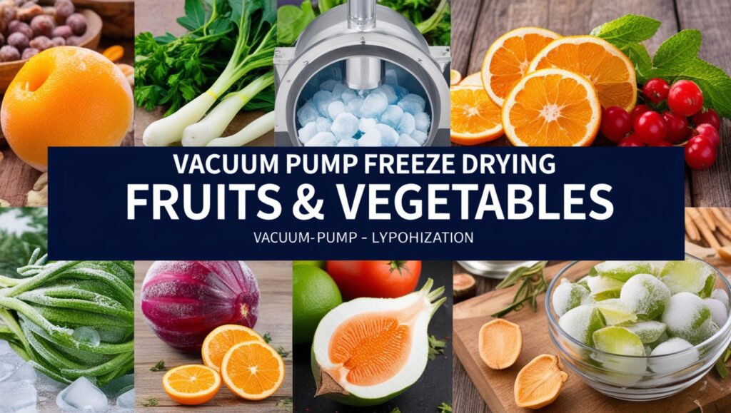 Vacuum Pump Freeze Drying Fruits and Vegetables