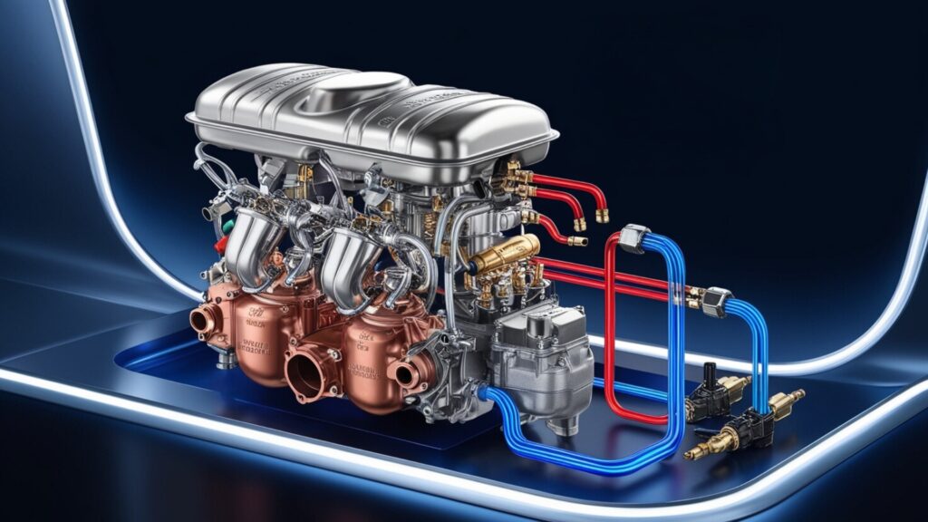 Fuel Tank Gravity Feed in Carburetors Petrol Engine Performance