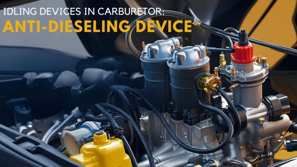 Idling Devices in Carburetor Anti-Dieseling Device