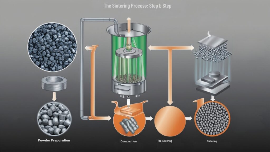 The Sintering Process: Step by Step