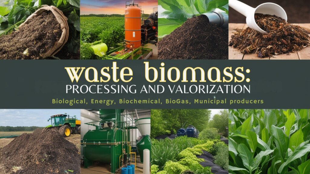 Waste Biomass: Processing and Valorization